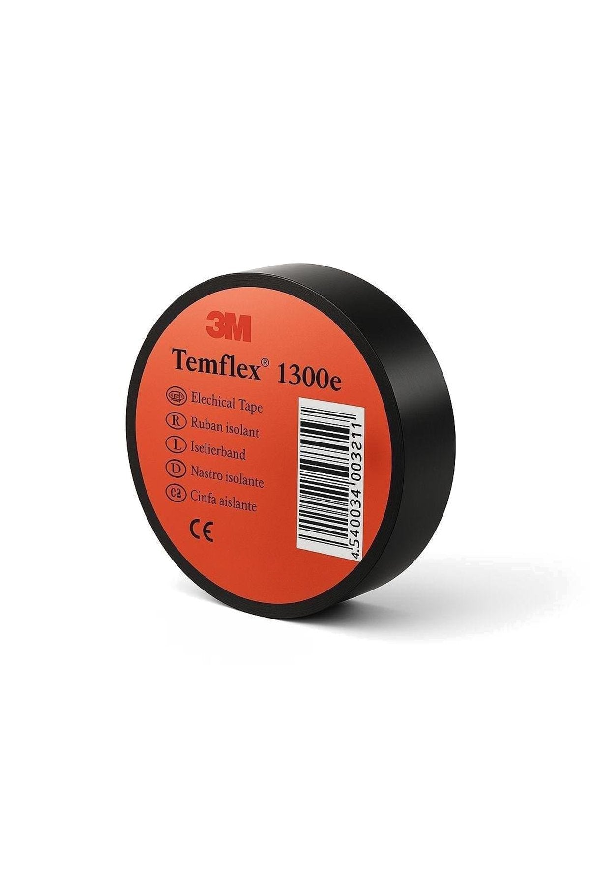 Siyah Temflex 1300E Elektrik İzole Bant 18mmx9.15m