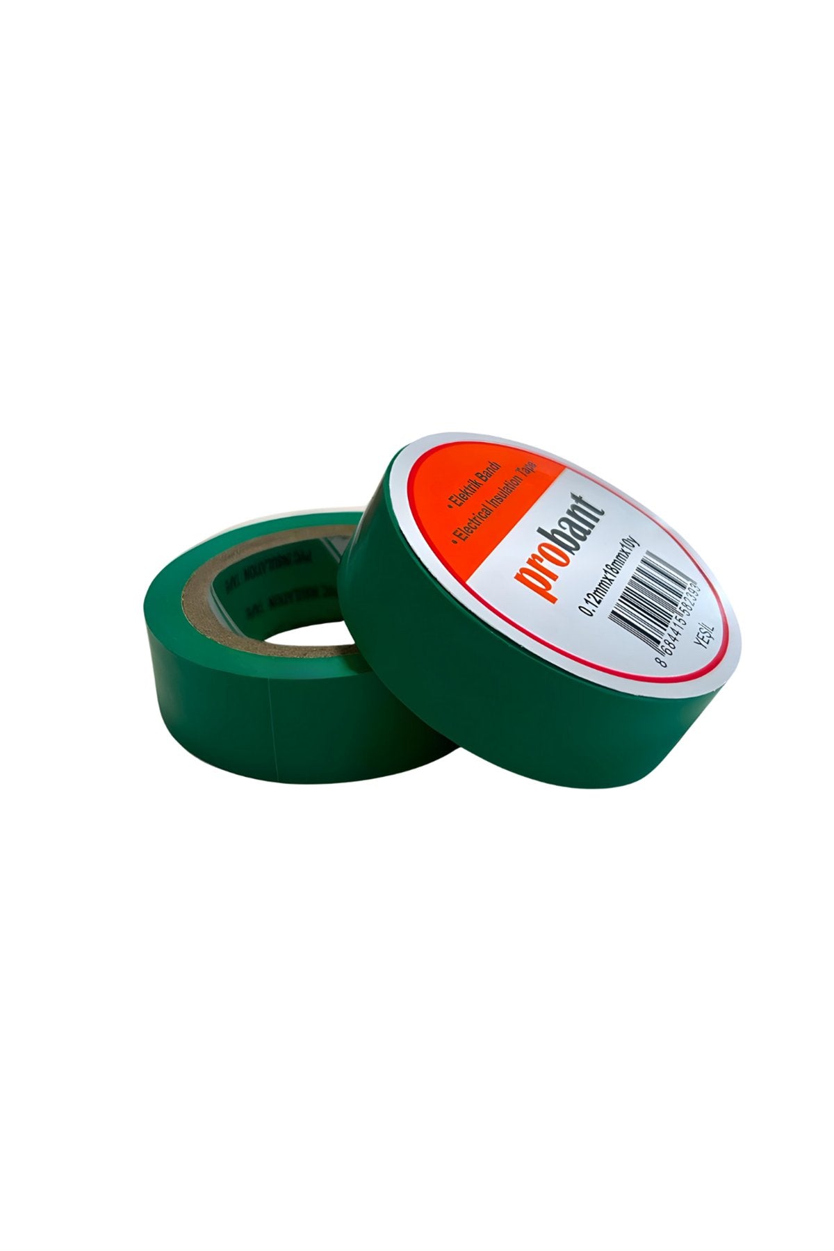 Yeşil PVC Elektrik İzole Bant 18mm×9,1m