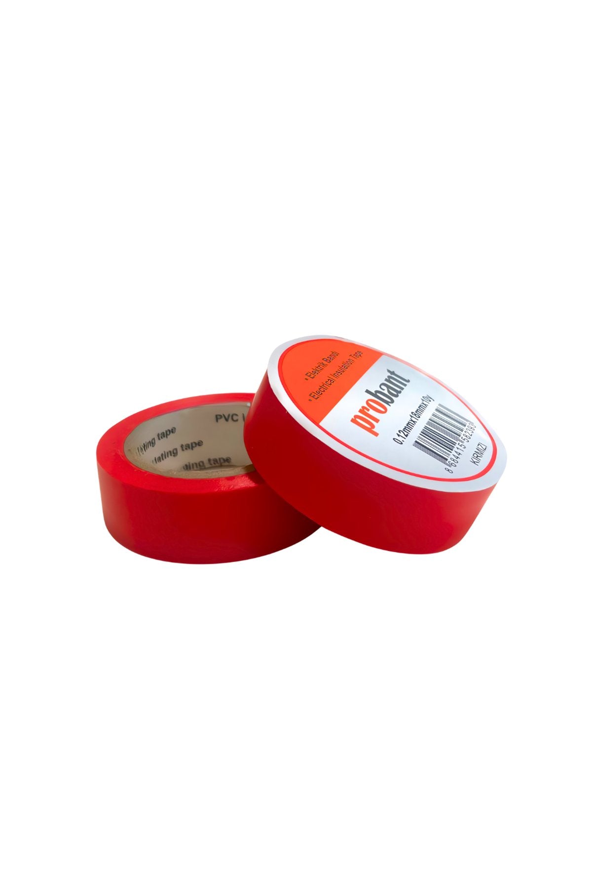 Kırmızı PVC Elektrik İzole Bant 18mm×9,1m