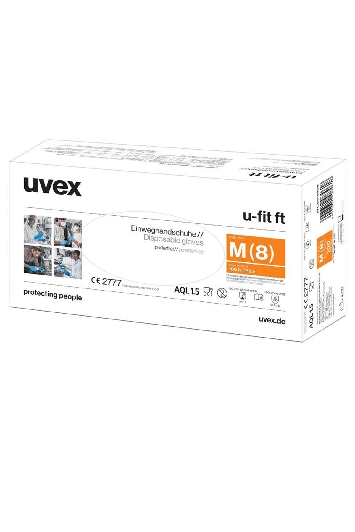 U-Fit Steril Nitril Eldiven 100'lü Paket