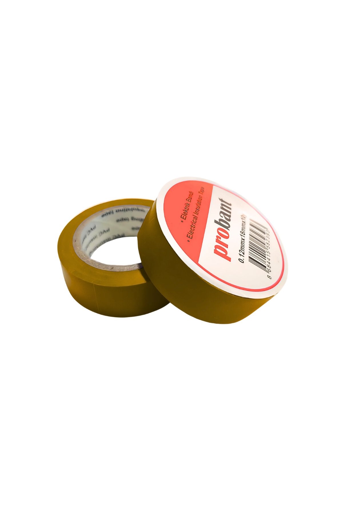 Sarı PVC Elektrik İzole Bant 18mm×9,1m